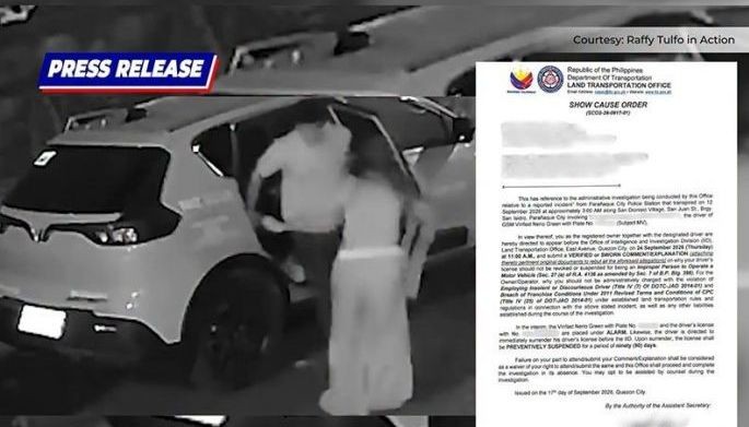 LTO to impose lifetime ban on e-taxi driver