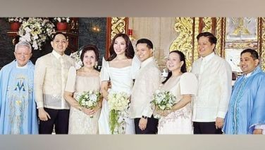 Brian and Margie’s wedding brings together showbiz and politics