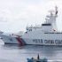 China Coast Guard in his attempt to enter the lagoon of Scarborough Shoal, off Zambales province, Philippines on April 6, 2024.