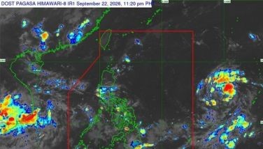 Cyclone develops outside PAR