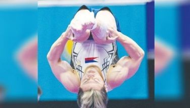 Caloy babawi sa floor exercise