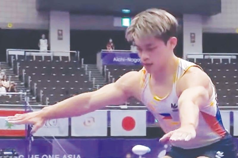 Yulo sinikwat unang ginto ng Pilipinas sa Asian Games