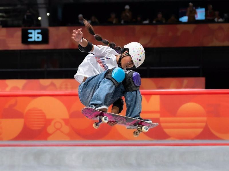 Paris falls short of Asian Games skateboarding podium