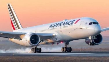 Air France makes return trip to Manila