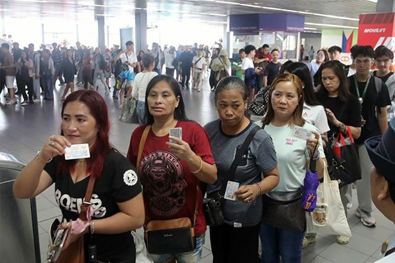 LRT-2, may libreng sakay sa National ID holders