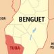 Map of Benguet.
