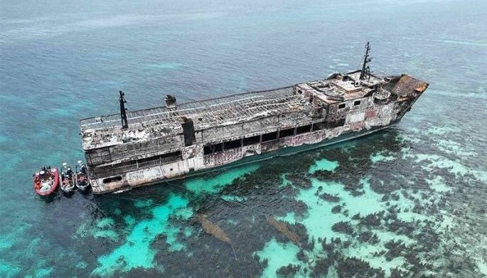 Lithium batteries eyed in Coron ferry fire
