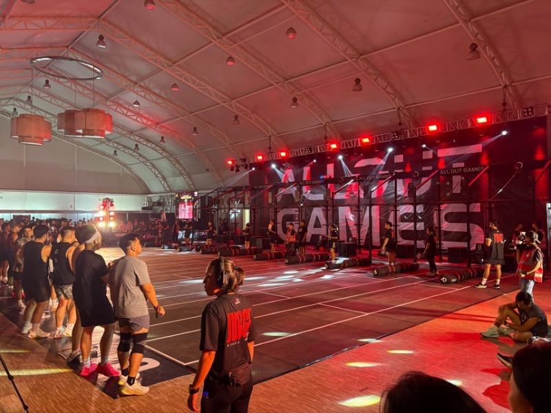 All Out Games functional fitness tilt eyes bigger venue, trilogy