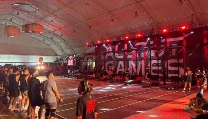 All Out Games functional fitness tilt eyes bigger venue, trilogy