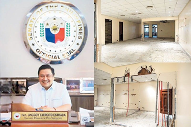 Jinggoy’s Senate office stripped before turnover