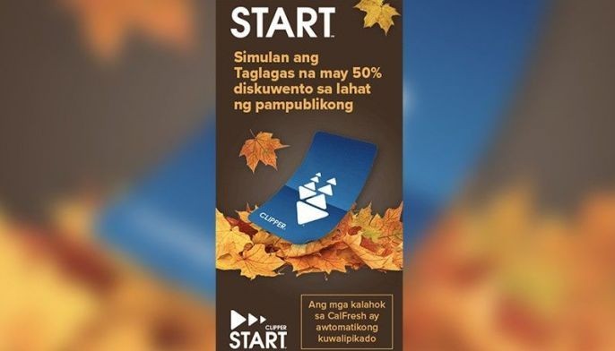 Get 50% off transit with Clipper Start!