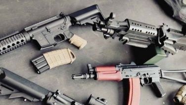 187 loose firearms surrendered in Central Luzon
