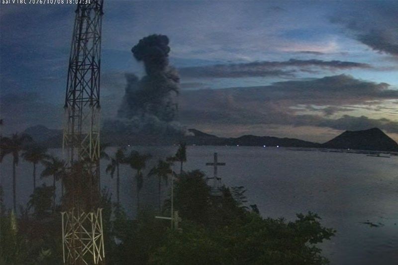 Minor eruption logged in Taal