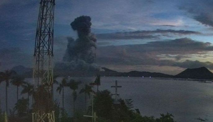 Minor eruption logged in Taal