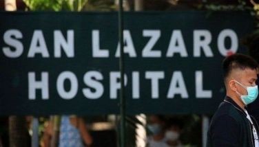 San Lazaro Hospital reports 174 cases of influenza-like illness