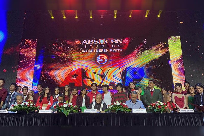 TV5 at ABS-CBN, nagpirmahan ng partnership sa ASAP