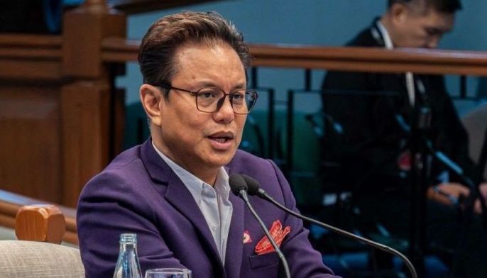 Forensic financial analyst Atty. Alex Cabrera answers questions during the 38th day of the impeachment trial of Vice President Sara Duterte at the Senate in Pasay City on Oct. 12, 2026.
