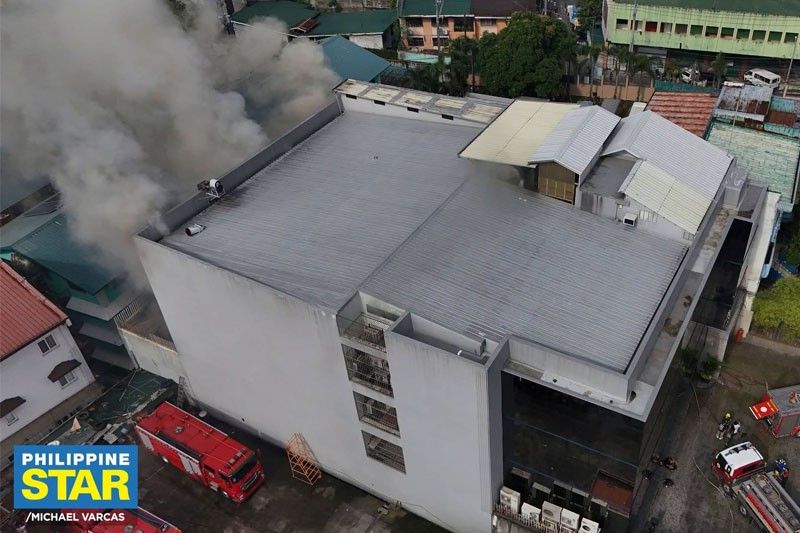 Firing range sa Quezon City, nasunog