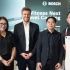 (From left) Celeste Cervania, managing director of Bosch Philippines, Stan Hug, managing director of Häfele Philippines Inc., Architect Jayson Rivera, business development manager for BSH, Bosch Philippines, and Chef Wado Siman of Wadough’s and Brutal