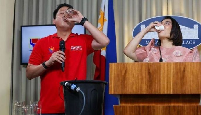 DSWD ipinakita paano maiinom ang tubig-ulan