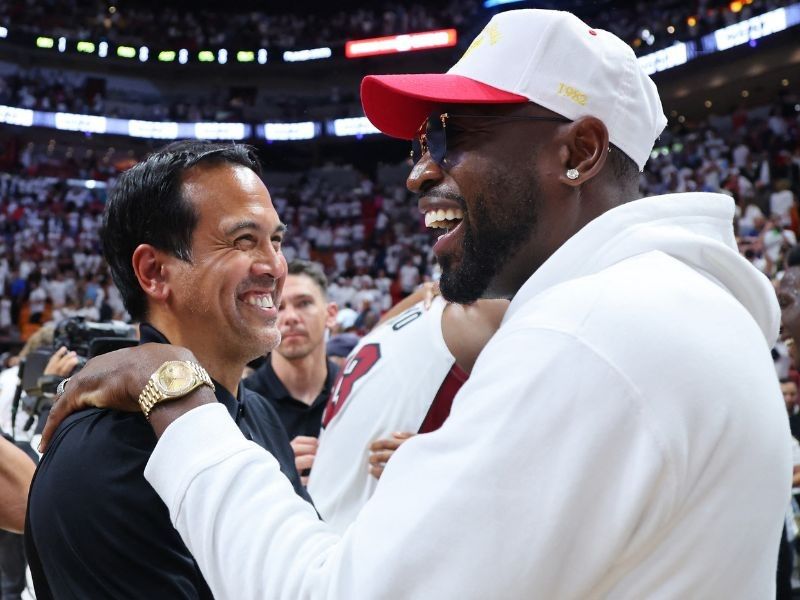 Dwyane Wade all praises for 'active Hall of Famer' Erik Spoelstra