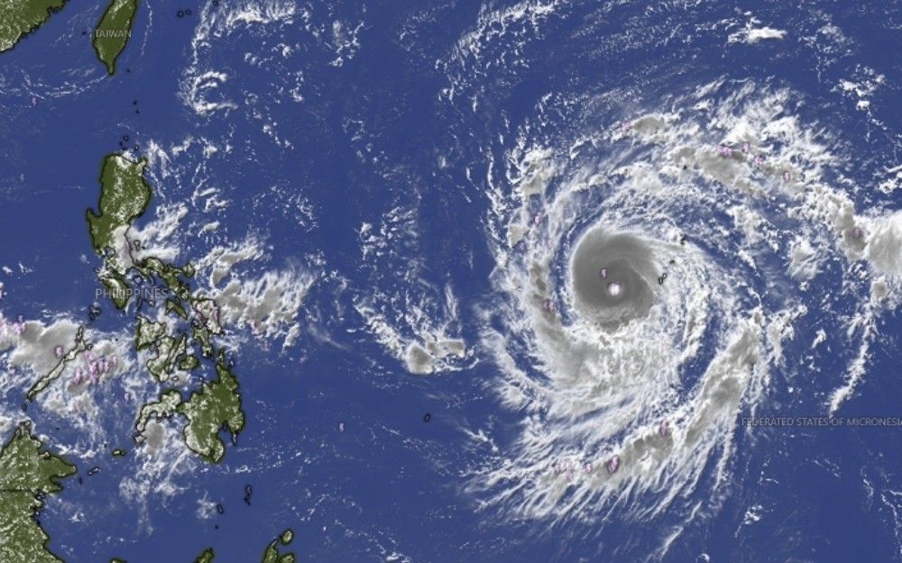 'Champi' seen entering PAR at super typhoon strength