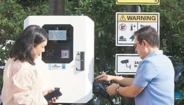 Manila opens EV charging station