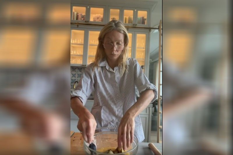 American actress Gwyneth Paltrow, nagluto ng talong