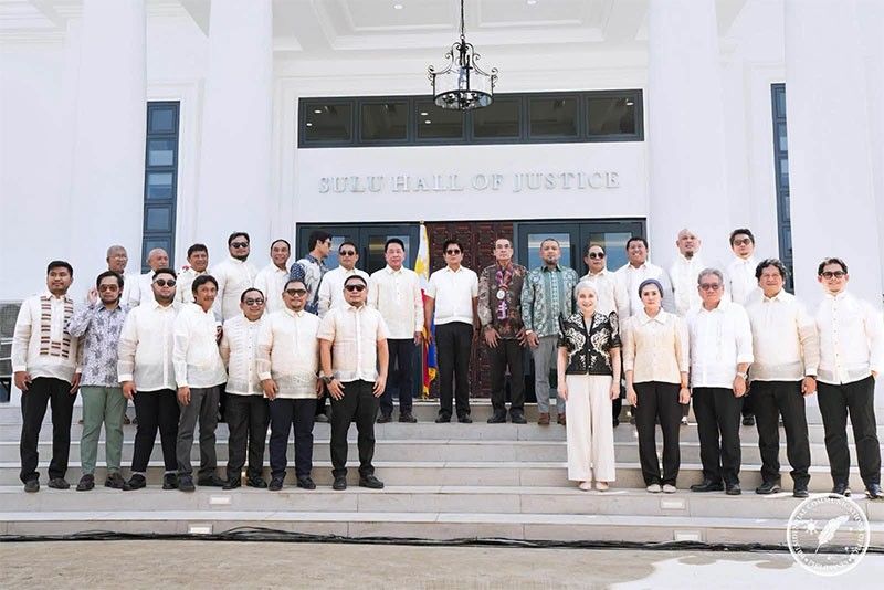 Marcos inaugurates Sulu Hall of Justice
