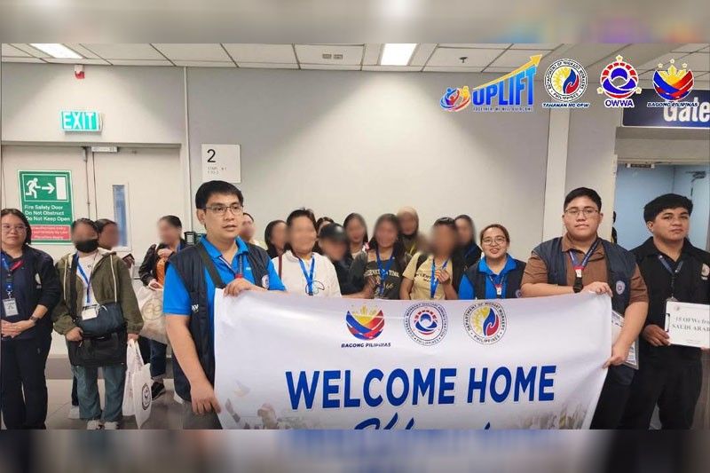 99 OFWs repatriated from Riyadh
