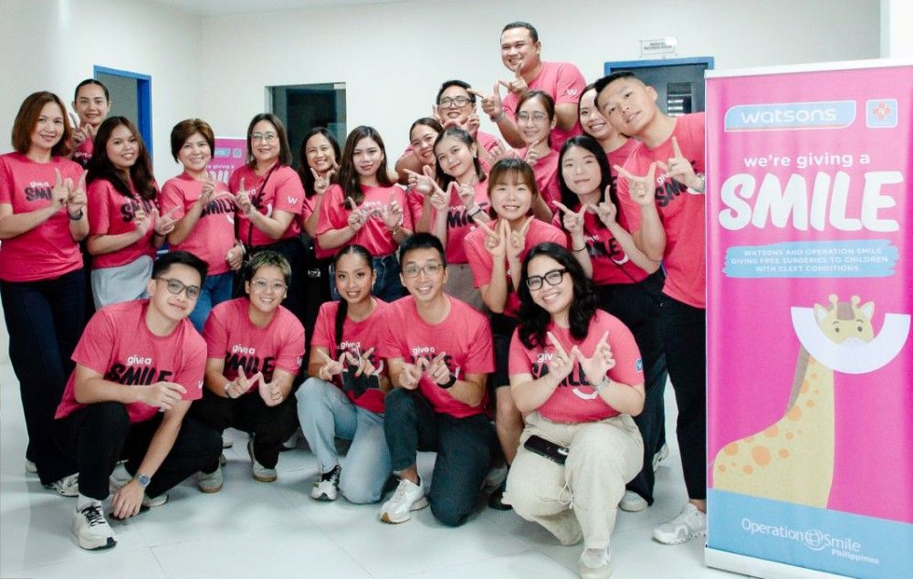 Hand in hand for good: Watsons, Operation Smile Philippines continue bringing more smiles to children in Cebu