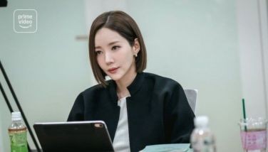Park Min-young during a script reading for "Nine to Six."