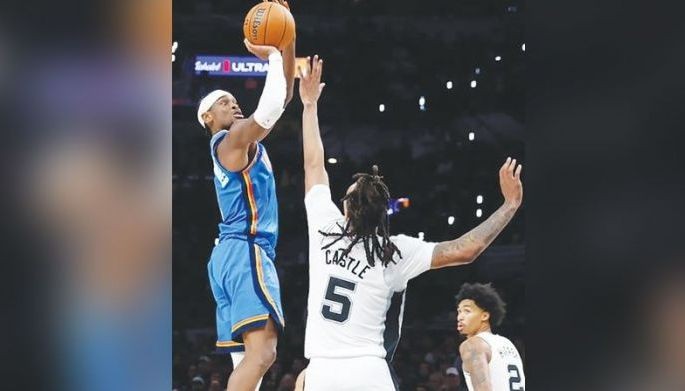SGA pabida sa panalo ng Thunder sa Spurs